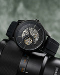 EMPORIO ARMANI MECCANICO AUTOMATIC SILICON BELT