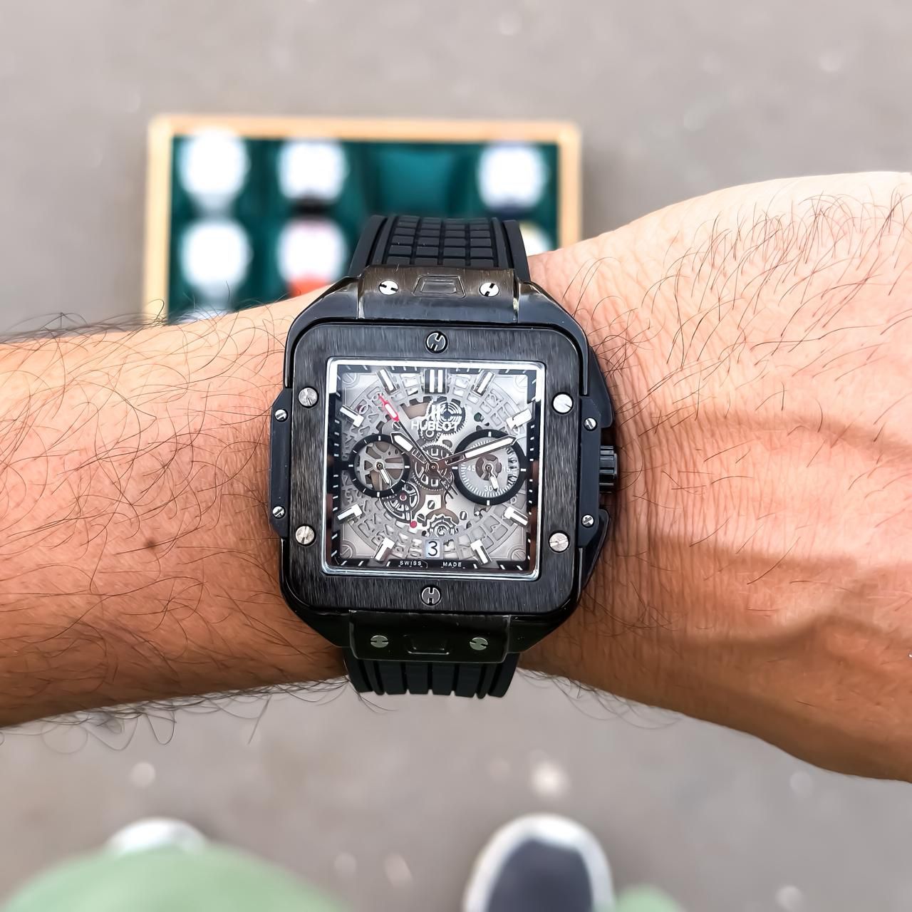HUBLOT BIGBANG SQUARE UNICO 42MM