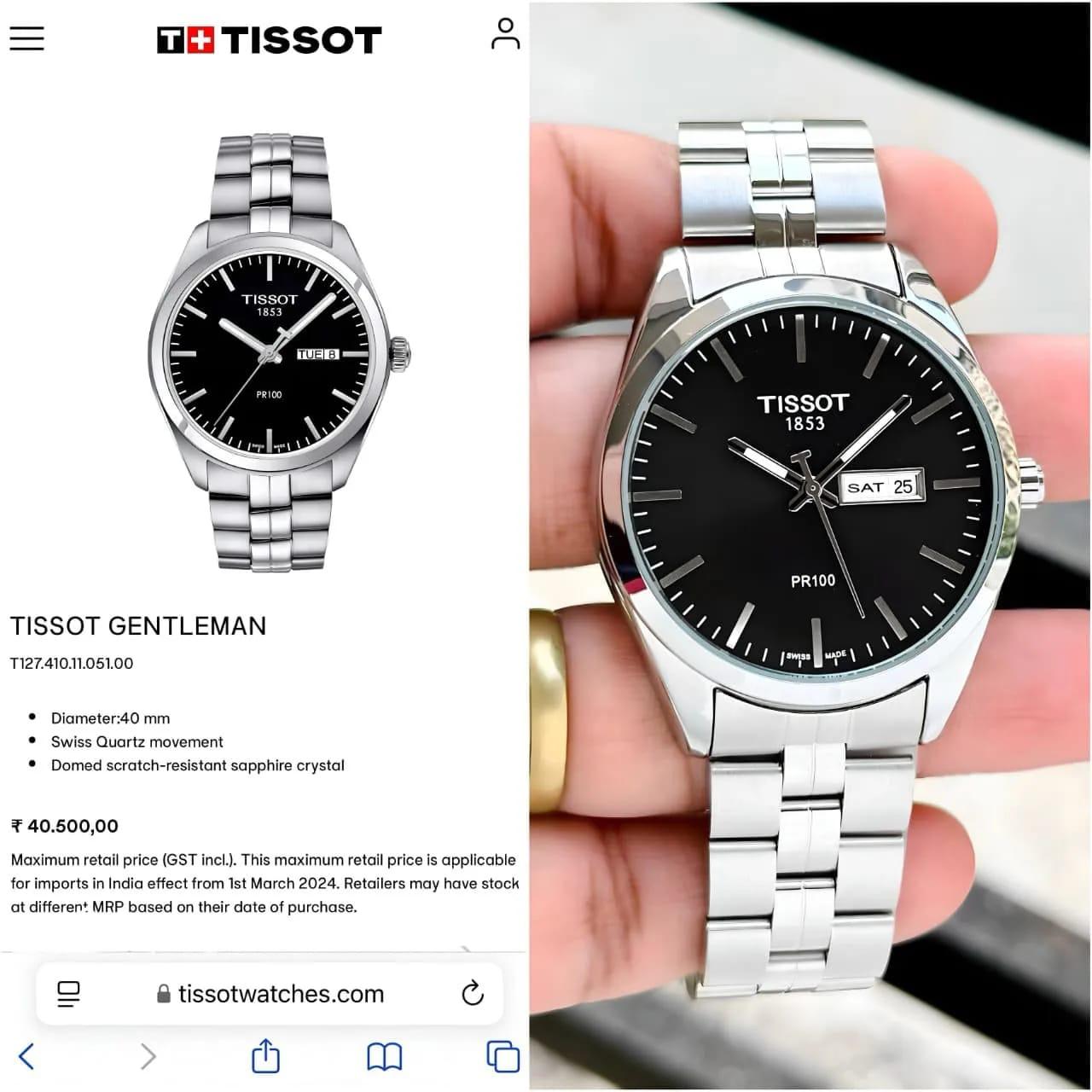 TISSOT 1853 PR100